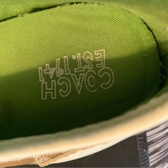 Coach  size 6B Foley sneaker  Vintage - Picture 5 of 9